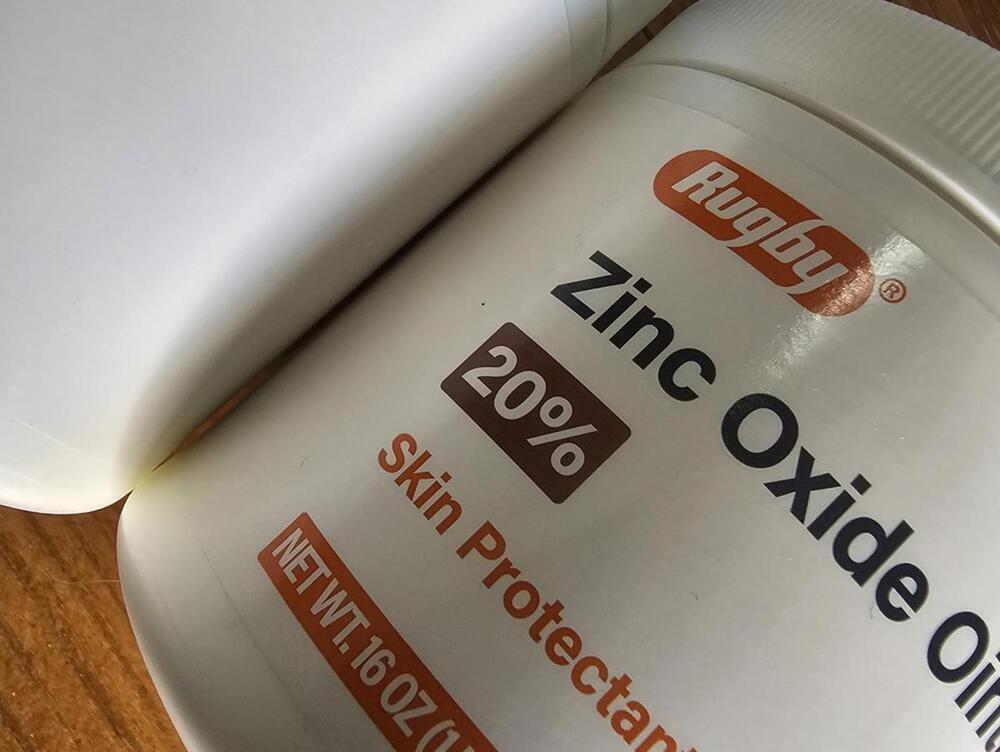 Rugby Zinc Oxide Ointment 20% Skin Protectant 16 oz